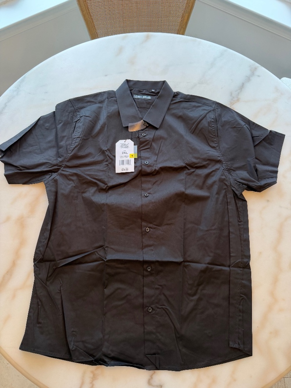 James Taylor / XXL / Black Short Sleeve Shirt / New / With Tags